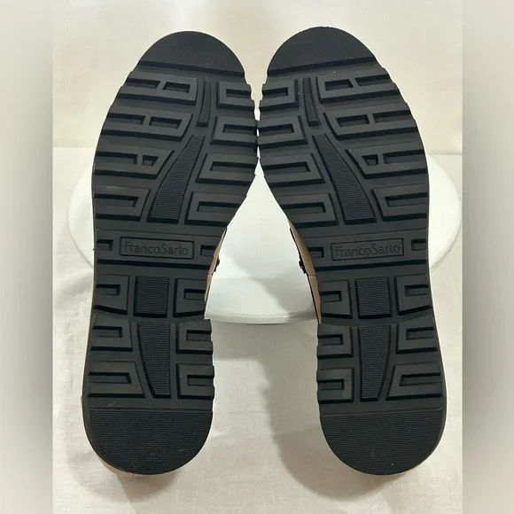 Franco Sarto - Women’s Loafers in Black, White, and Tan - Picture 11 of 15